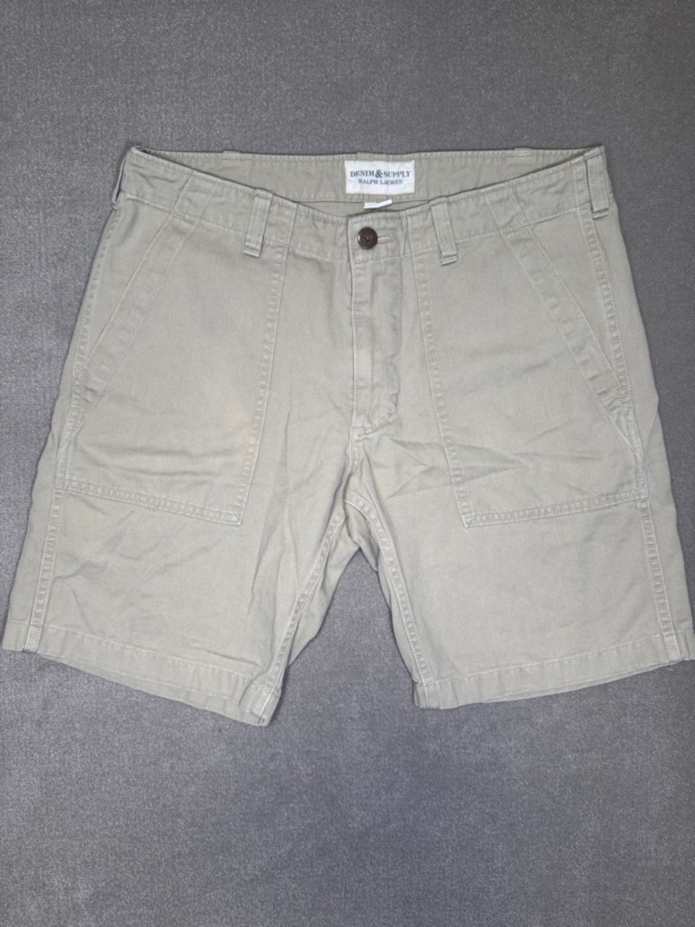 Vintage Ralph Lauren Denim & Supply Khaki Shorts size 32